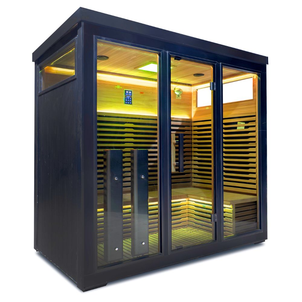 Outdoor infrared sauna Bella 5 person