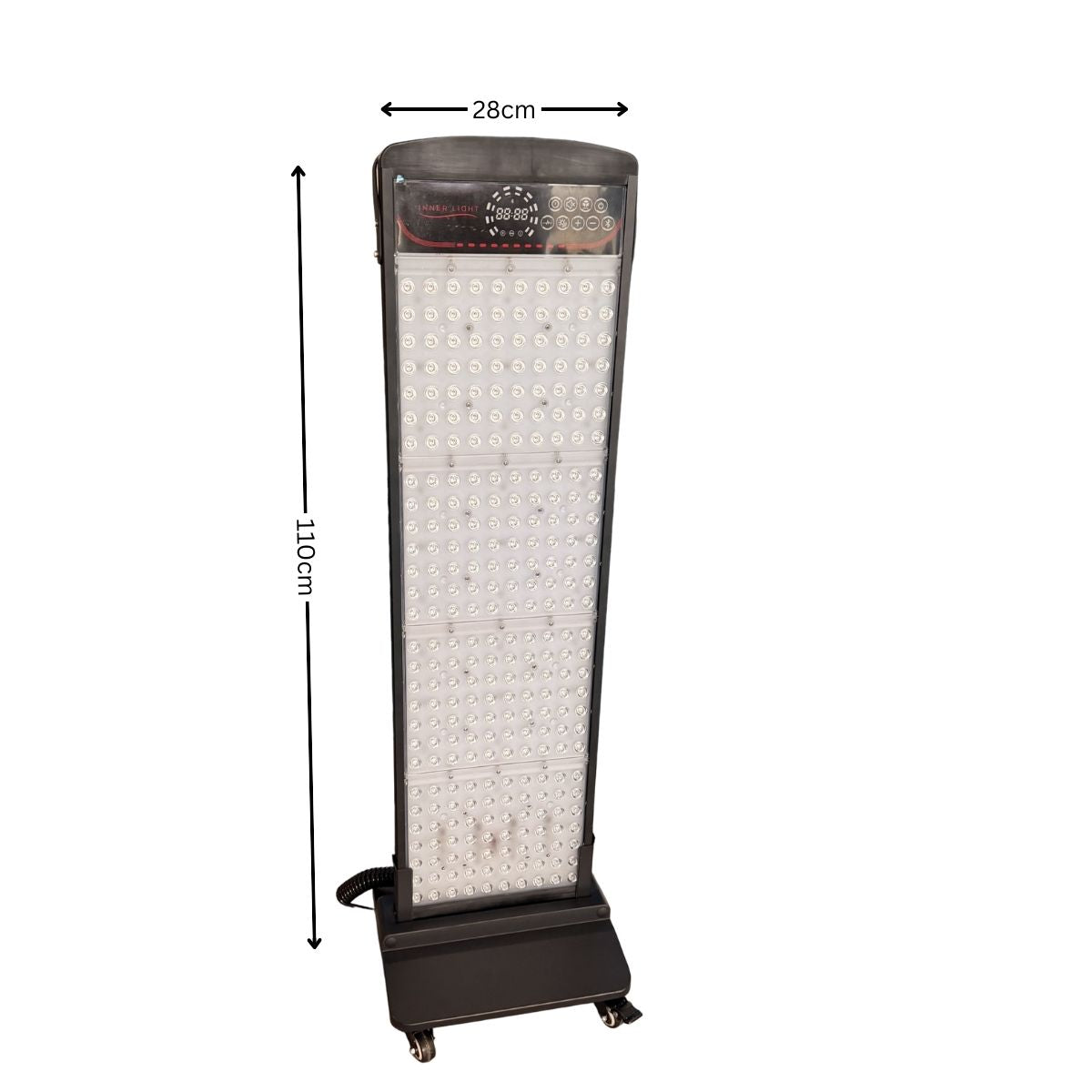Red Light Panel for Sauna including low stand