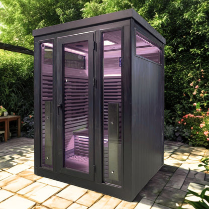 3 person outdoor sauna 