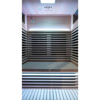 2 Person Outdoor Infrared Sauna – La Mar (Black)