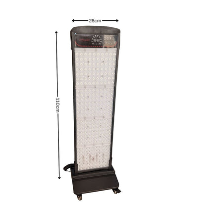 Red Light Panel for Sauna including low stand